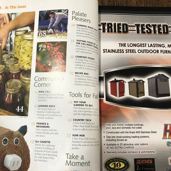 Grit Magazine Lot of 4 - Jan/Feb, May/June, July/Aug, Sept/Oct 2007 Homesteading - Picture 14 of 14